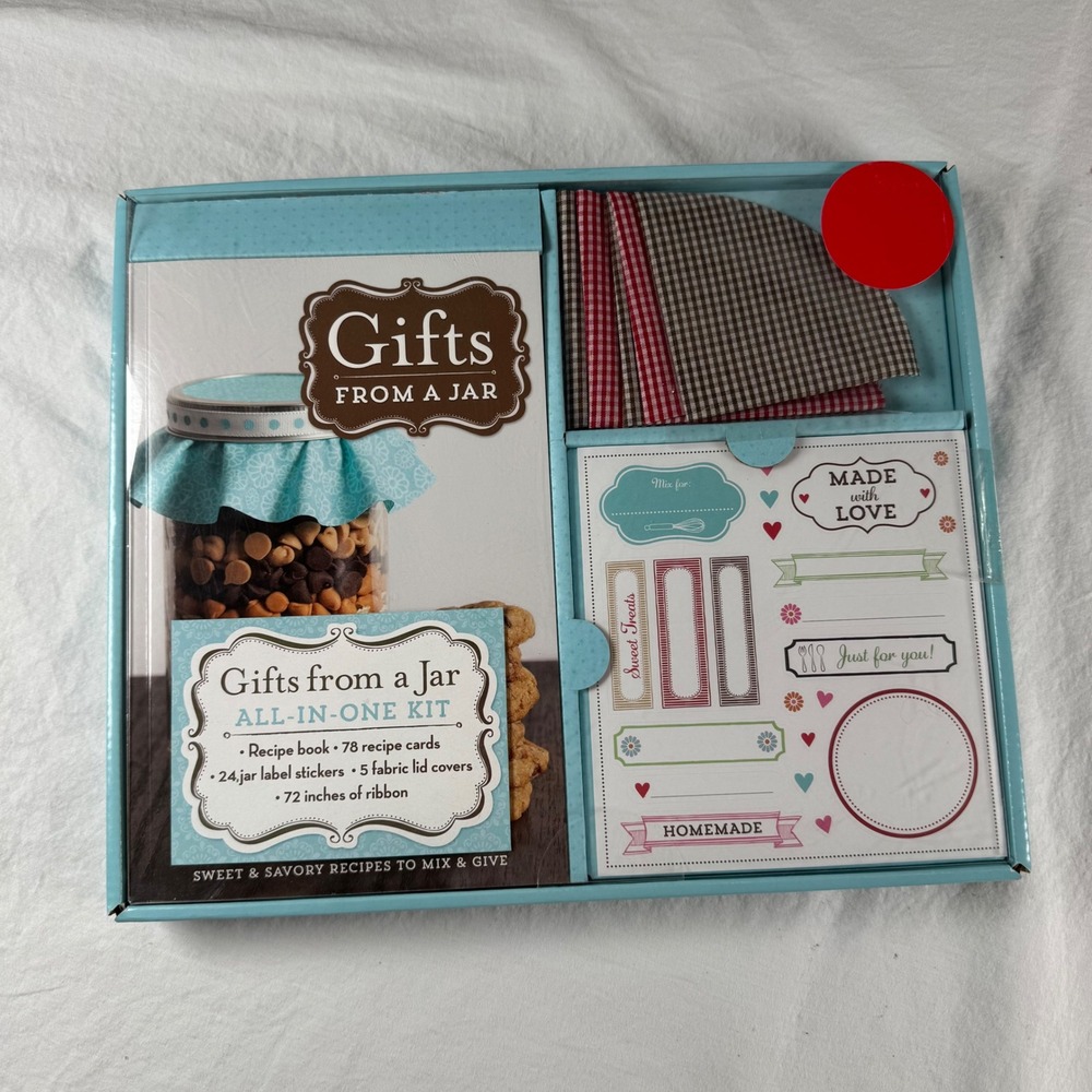 NIB New Seasons Blue Gifts from a Jar All-in-One Kit Gift Set